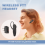 Bluetooth PTT Headset Earpiece Hands-Free K Plug for KENWOOD Adapter 7