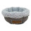 HugglePets HugglePets Donut Dog Bed - Granite & Ivory, Medium 1