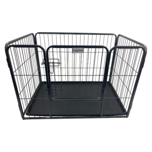 HugglePets (Small) HugglePets Heavy Duty 4 Sided Whelping Cage with Tray