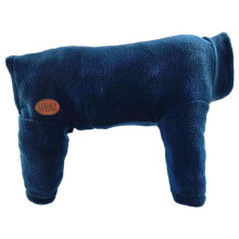 (Medium Long, Navy) HugglePets Legacy Polar Fleece Explorer Dog Jumper Suit