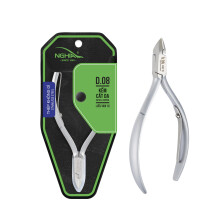 NGHIA CUTICUL NIPPER - D -08 MAW 16 | O?el inoxidabil | Durabil ?i ascu?it | Design ergonomic | Placat gri | Ideal pentru saloane ?i uz casnic