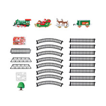 (As show, One size) Electric Train Set Christmas Toy Train for Boys Girls Age 3 4 5 6 Years Kids
