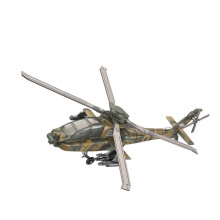 (As show, One size) Helicopter Model Ornament Aviation Collectibles Airplane Model Kids Children