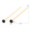 (Flat head, One size) 2 Pieces Percussion Drumsticks Steel Drum Mallets for Performance Meditation round head 5