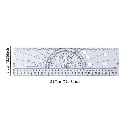 (As show, One size) Aviation Navigation Tool Reusable Lightweight Planning Routes Tool 1
