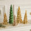 (Gold five layers, One size) Tabletop Christmas Tree with Light Tabletop Xmas Tree for Office Party Shelf Medium tree 4