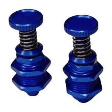 (blue, One size) Model Cabin Cover Locks 35mm Equipment Spring Cabin Door Latch for Model Ship red