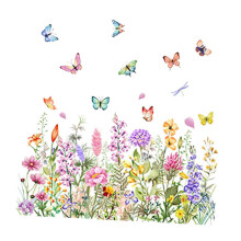 (As show, One size) Garden Flowers Window Sticker Flower Window Decal for Holiday Bedroom Office