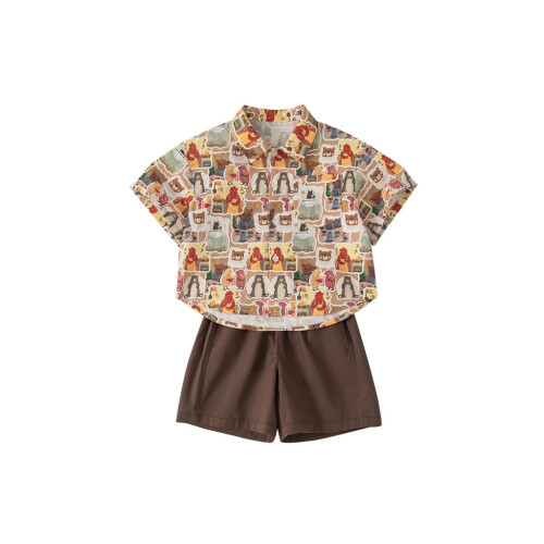 Moschino Babyset met T-shirt en korte broek 2-delig • Lichtroze • de