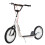 Homcom HOMCOM 90-96cm Kids Kick Scooter w/ Adjustable Handlebar Inflatable Wheels White 9