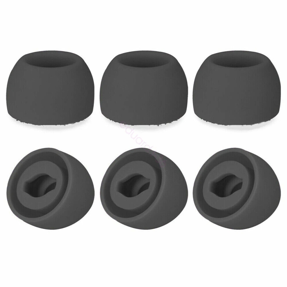 (Black) 6Pcs Earbuds Ear Tips Replacement Silicone Ear Cap For Samsung Galaxy Buds Pro Black 6963793838622