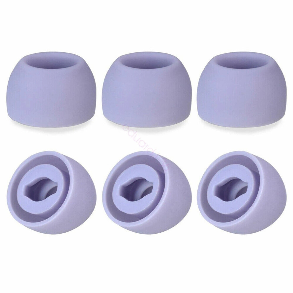 (Purple) 6Pcs Earbuds Ear Tips Replacement Silicone Ear Cap For Samsung Galaxy Buds Pro Purple 6963793838646