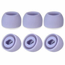 (purple) 6pcs Earbuds Ear Tips Replacement Silicone Ear Cap For Samsung Galaxy Buds Pro New