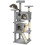 PawHut PawHut 138cm Cat Tower with Scratching Posts Bed Condo Platform, Light Grey 9