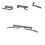 (As show, One size) Pull up Bar Comfortable Grips Fitness Training Workouts Doorframe Pull up Bar 3