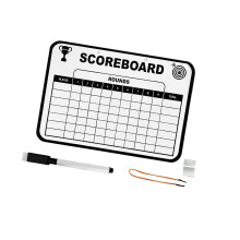 (As show, One size) Double Sided Scoreboard Hanging Multipurpose Sports Accessories Score Keeper