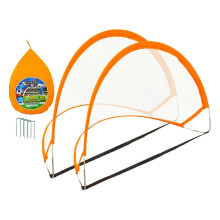(60 x 40 x 40cm, One size) 2x Kids Soccer Goals Lightweight Football Goal Frame for Lawn Backyard Beach 125 x 80 x80 cm