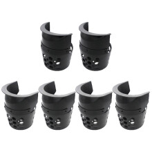 (As show, One size) 6Pcs Billiard Pool Table Pockets Black Baskets Billiard Ball Storage Pockets