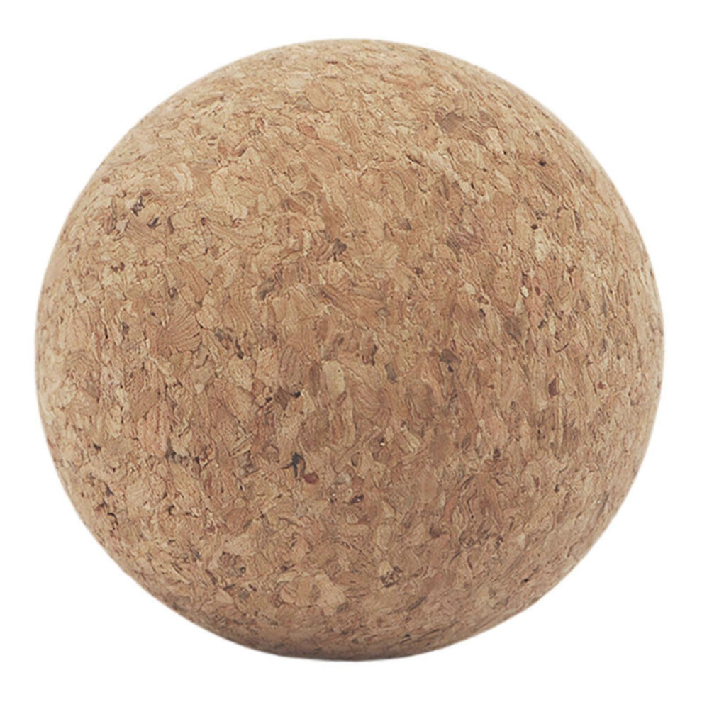 (10 cm, One size) Cork Massage Ball Portable Tool Equipment Yoga Ball for Sports Training Home 8 cm