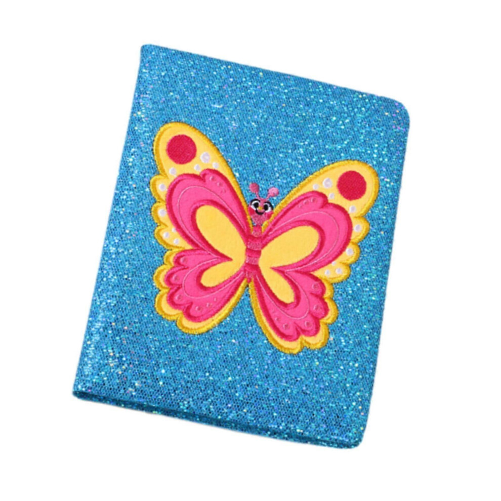 (Butterfly, One size) Cartoon Notebook Fuzzy Journal Cute Planner for Christmas Gift School Office Shark-image-OPC-PHRJ6GQ-NEW