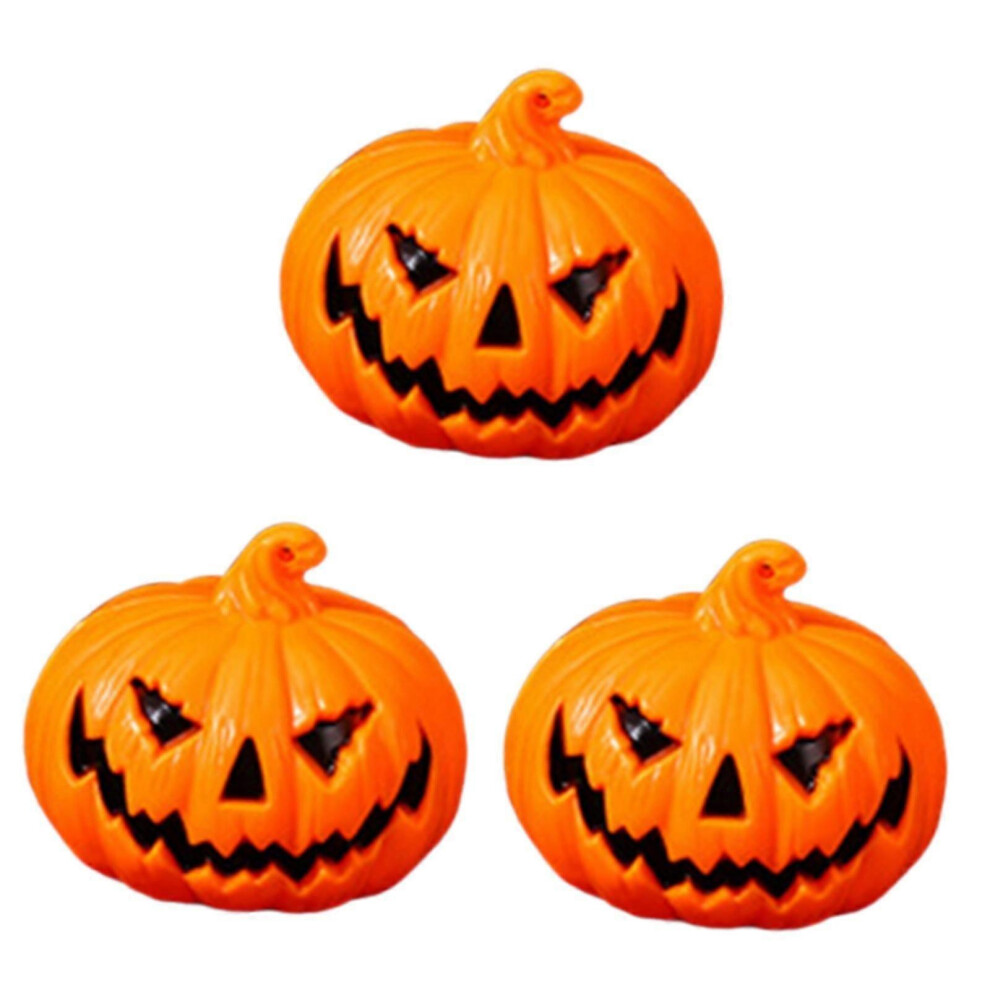 (Large, One size) 3 Pieces Pumpkin Lanterns Sculpture for Party Favors Props Scene Arrangement Small-image-OPC-PHRJ6KR-NEW