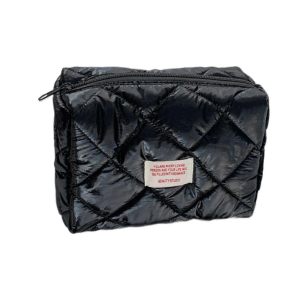 Kikidex (Violet, One Size) Cosmetic Bag Toiletry Bag Handbag Daily Essential Trendy Women Makeup Bag