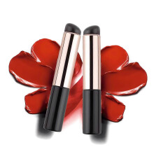 (As show, One size) Mini concealer lip oil brush suitable for concealer, lipstick, lip mask, makeup lip gloss, easily apply lipstick travel lipstick brush (two-pack)