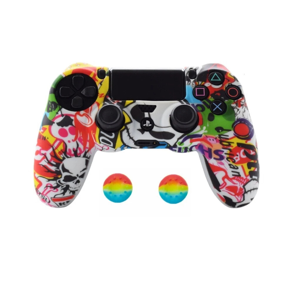 (#8) Ps4 Controller Skin/Cover - Protective Rubber Grips Playstation 4 6963793841578