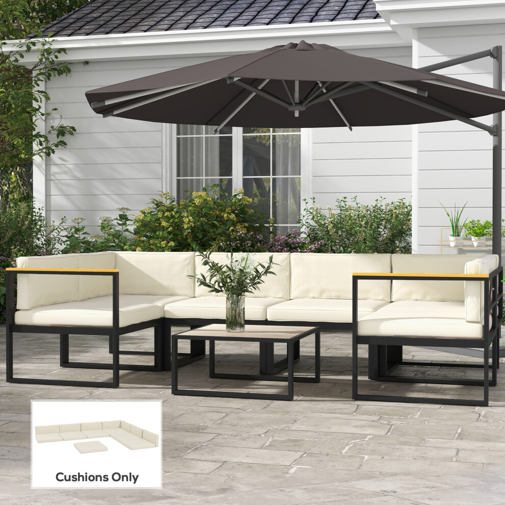 Outsunny Replacement Cushions For Outdoor Furniture Garden Seat Cushion Pad