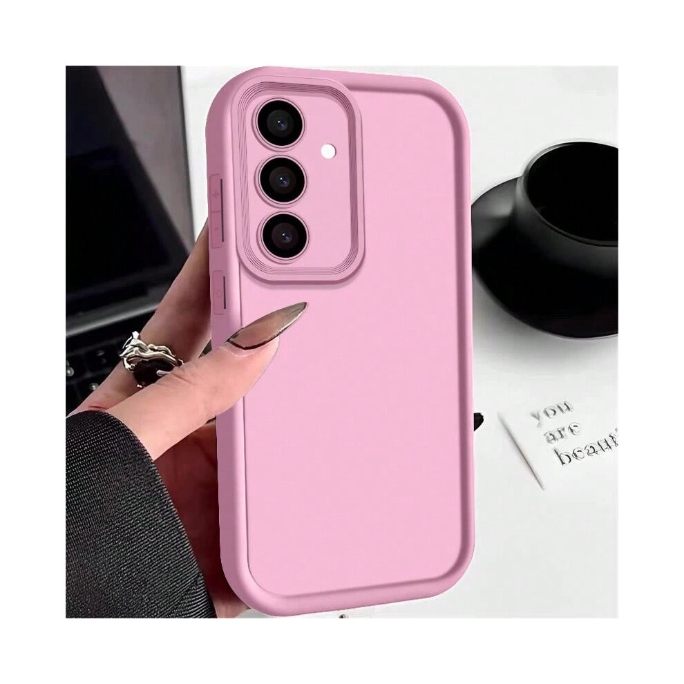 (Pink, For Samsung S22Ultra) Soft TPU Case For Samsung Galaxy A56 A55 A54 A53 A35 A15 A16 A25 5G S24 S22 S25 Ultra S23 FE Candy Color Silicone Phone C-image-OPC-PHRJCNG-NEW