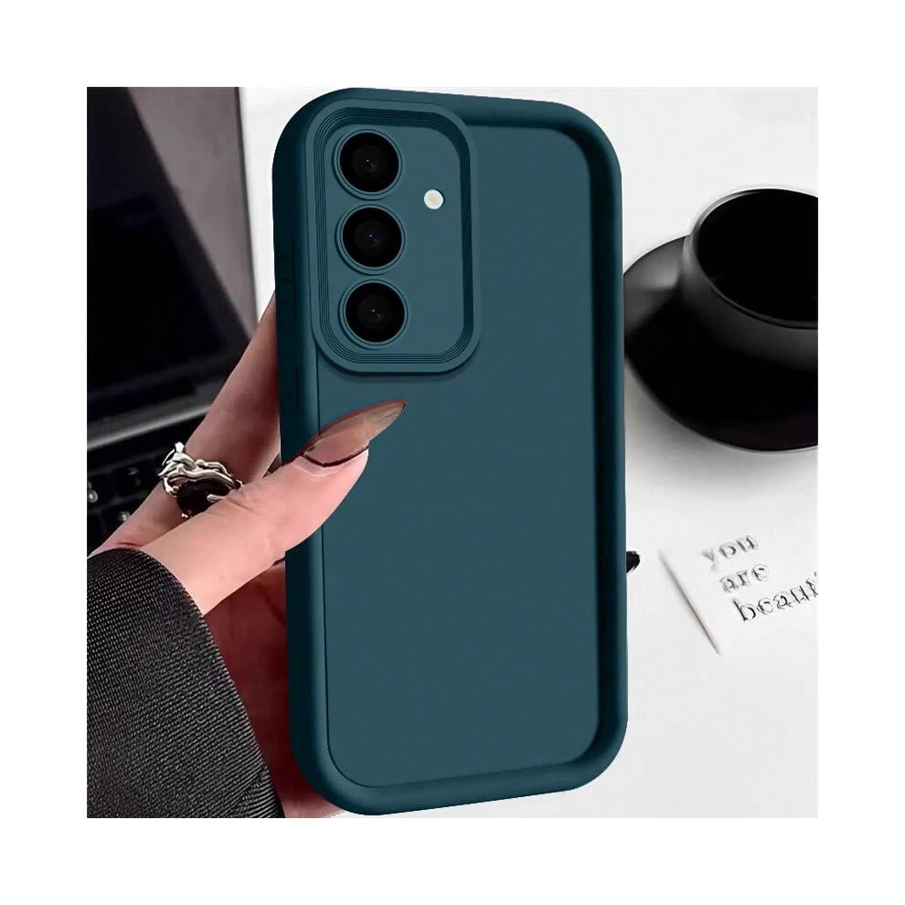 (Navy Blue, For Samsung A56 5G) Soft TPU Case For Samsung Galaxy A56 A55 A54 A53 A35 A15 A16 A25 5G S24 S22 S25 Ultra S23 FE Candy Color Silicone Phon-image-OPC-PHRJCSQ-NEW
