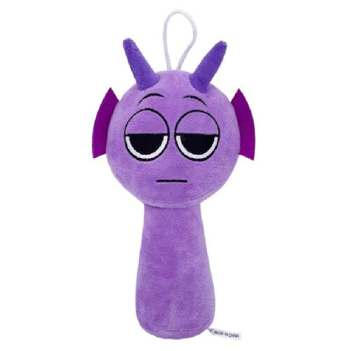 (Purple)Incredibox Sprunki Παιχνίδι Λούτρινο Διακοσμητικό Περιφερειακό Γεμιστό Κούκλα