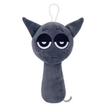 (Gray)Incredibox Sprunki Παιχνίδι Λούτρινο Διακοσμητικό Περιφερειακό Γεμιστό Κούκλα