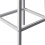 Living And Home Set of 2 Round Bar Stools with Footrest, Natural 5