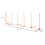 PawHut PawHut Dog Agility Weave Poles Training Obstacle Course Set with Whistle 6