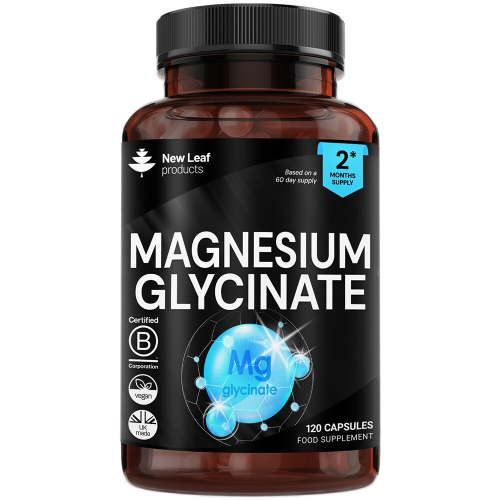 Magnesium Glycinate 1040mg 120 High Strength Capsules