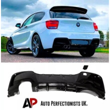 For BMW 1 Series F20 F21 PRE-LCI Rear Diffuser Lip Valance Bumper 11-15
