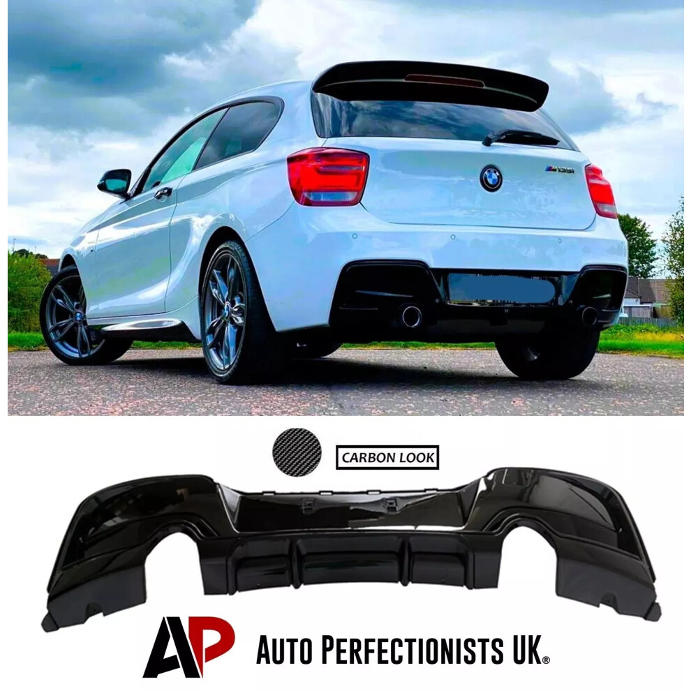 For Bmw 1 Series F20 F21 Pre-Lci Rear Diffuser Lip M135i M140i 11-15 5061072664960