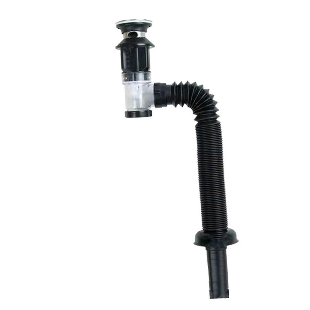 (As Show, One Size) Bathroom Sink Drain Sturdy Expandable Sink Drain Pipe For Sink Hotel Kitchen 4633730119207