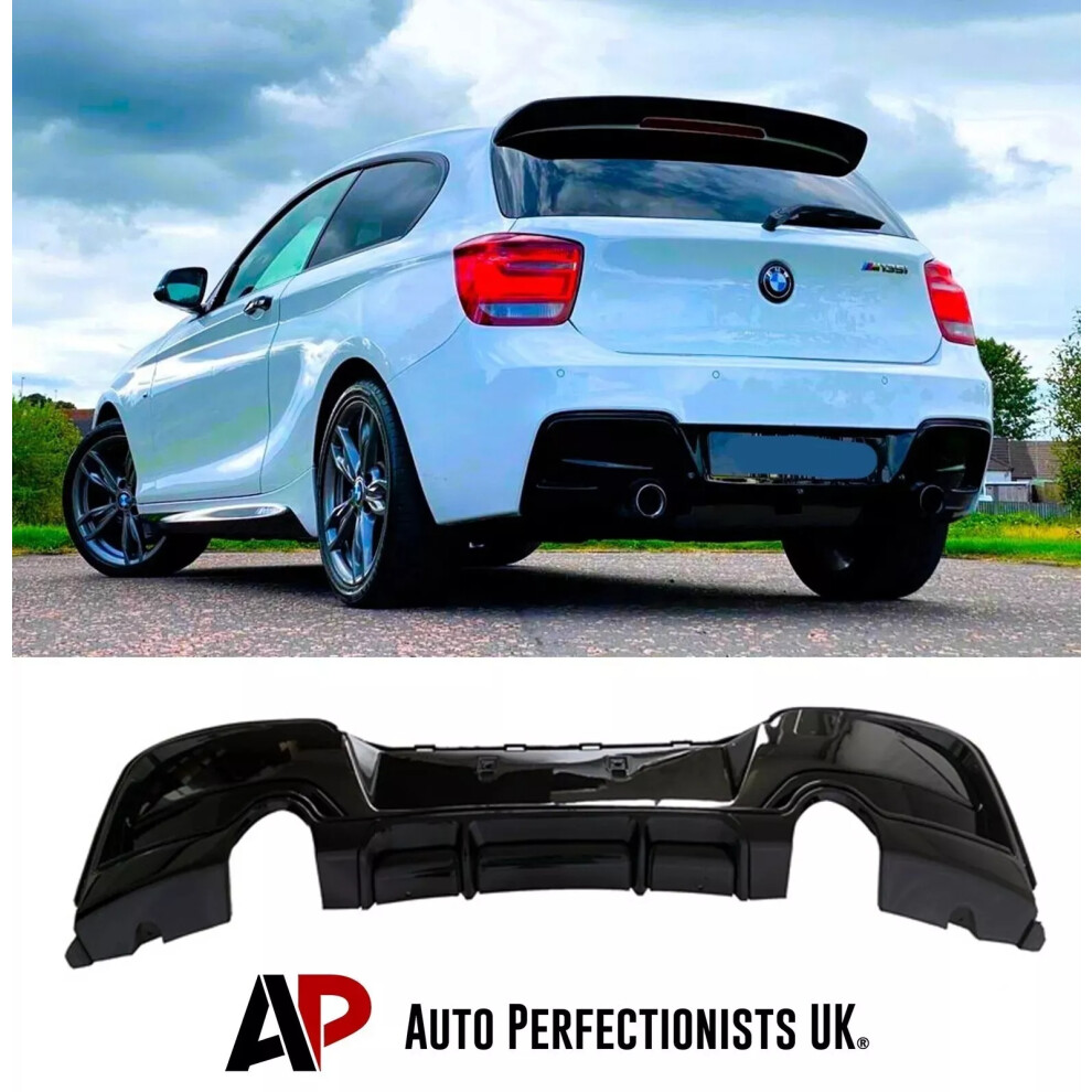 For Bmw 1 Series F20 F21 Pre-Lci Rear Diffuser Lip M135i M140i 11-15 5061072664403