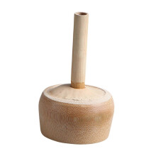 (As show, One size) Bamboo Wine Spoon Sturdy Sauce Ladle Portable for Restaurant Dining Room Bar