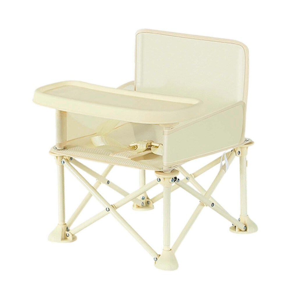 ( With Umbrella, One Size) Baby Seat Booster Small Chair Food Tray Feeding Chair For Boys Kids Toddlers Gray/Beige