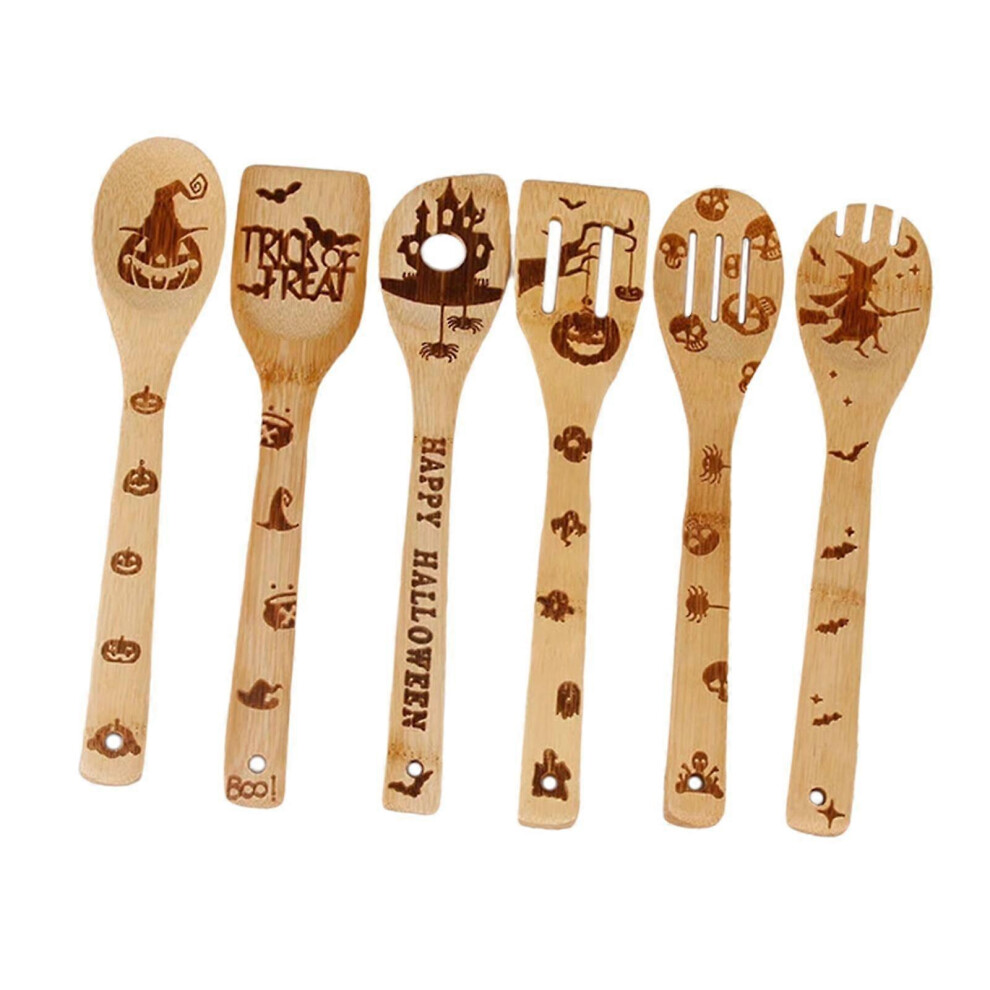 (Style B 5pcs, One size) Kitchen Utensils Heat Resistant Cooking Utensils for Stirring Mixing Serving Style A 6pcs-image-OPC-PHRJVZV-NEW