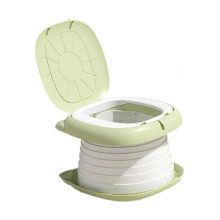 (green, One size) Baby Potty Chair Garbage Bag Slot Travel Nonslip Multifunction Potty Seat orange