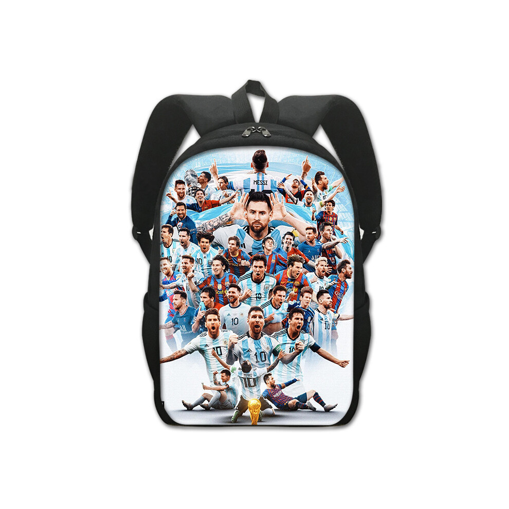 (07) Football Man Messi student backpack large capacity lightweight backpack children's backpack-image-OPC-PHRJX5X-NEW