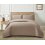 (Mink, Double/King) Diamond Quilted Bedspread Bed Throw Single Double King Size Bedding Set 1