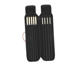(As show, One size) Pool Cue Storage Pouch 4x5 Billiards Supplies Carrier Pool Cue Carrying Case