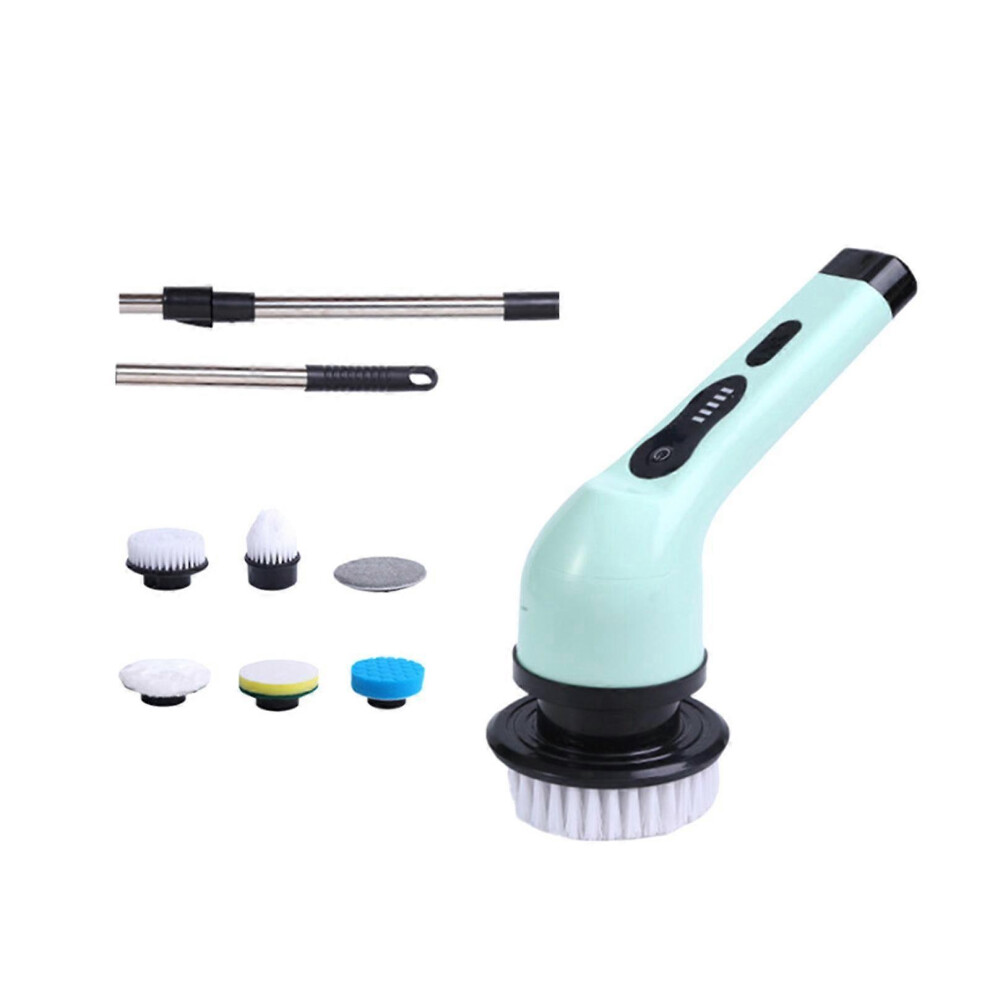 (White, One size) Cordless Electric Cleaning Brush Electric Scrubber for Kitchen Car Household White-image-OPC-PHRK5WQ-NEW