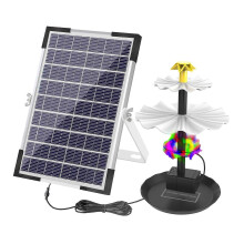 (As show, One size) Solar Water Fountain Pump Kit 6W Easy Installation for Water Feature Outdoor