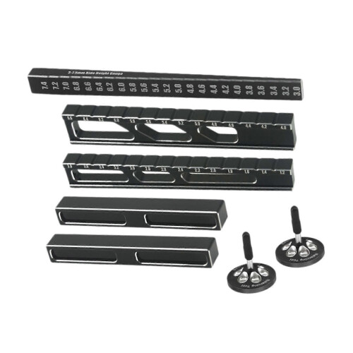 (As show, One size) RC Height Measuring Ruler Universal Practical Rustproof Accurate Measurement